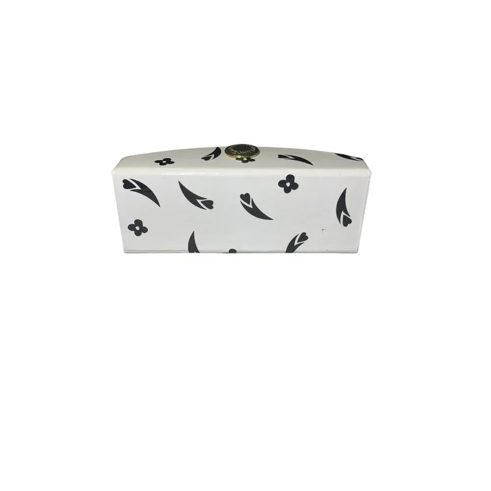 Lancome LIPSTICK CASE & MIRROR Vintage Black & White Travel‎ Holder